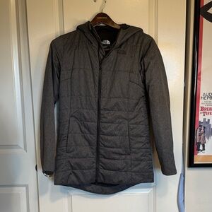 The North Face Gray Puffer Jacket